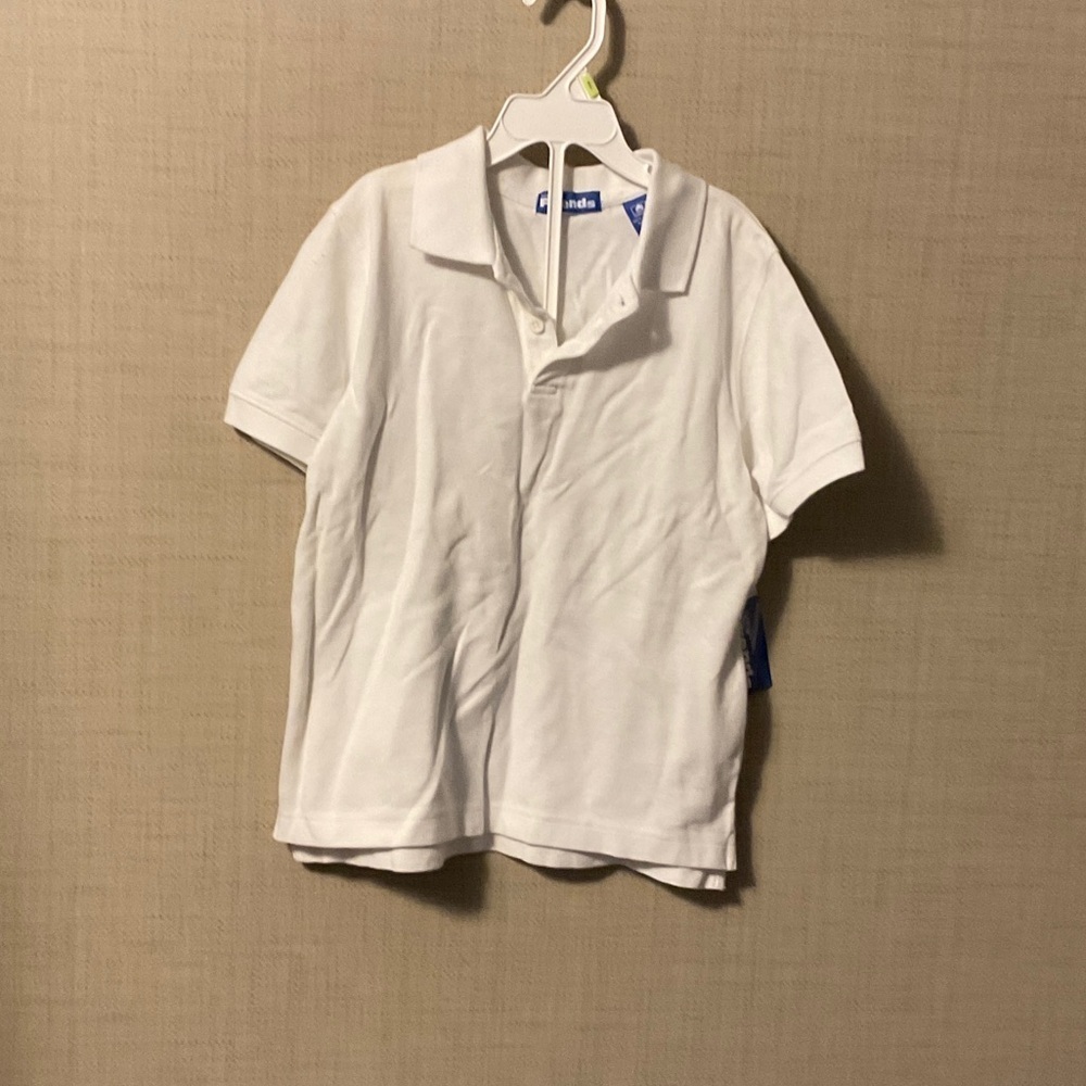 Kids White Polo Shirt